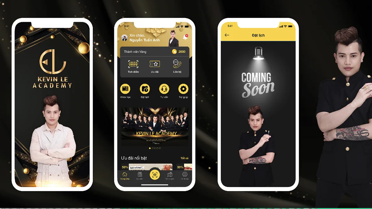Kevin Le Academy app